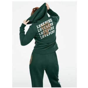 ❤️bling pink Full zip hoodie ❤️